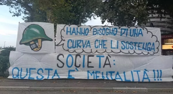 Prosegue la protesta della Curva Nord
