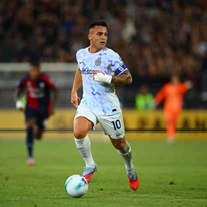 Lautaro Martinez, gol contro il Cagliari (foto Inter)