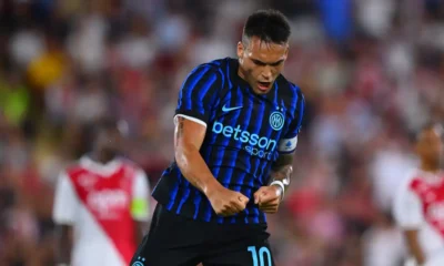 Lautaro Martinez, attaccante dell'Inter (foto Inter)