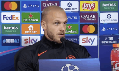 Federico Dimarco, difensore dell'Inter in conferenza stampa (foto Inter)