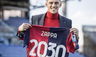 Gabriele Zappa salta Cagliari-Inter (foto Cagliari)