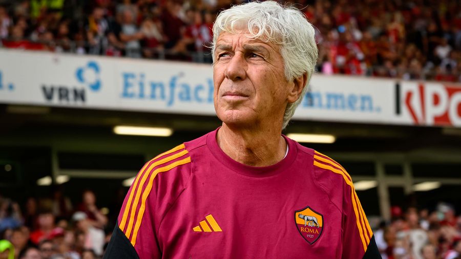 Gian Piero Gasperini, allenatore della Roma (foto Roma)
