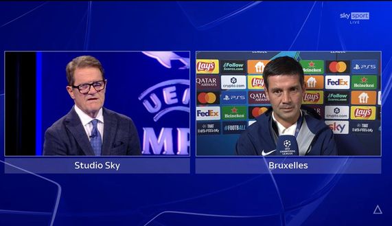 Cristian Chivu, allenatore dell'Inter a Sky Sport