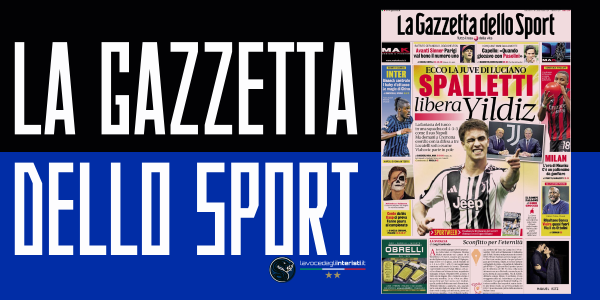 La Gazzetta dello Sport sul futuro di Acerbi all'Inter