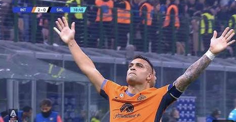 Lautaro Martinez, attaccante dell'Inter