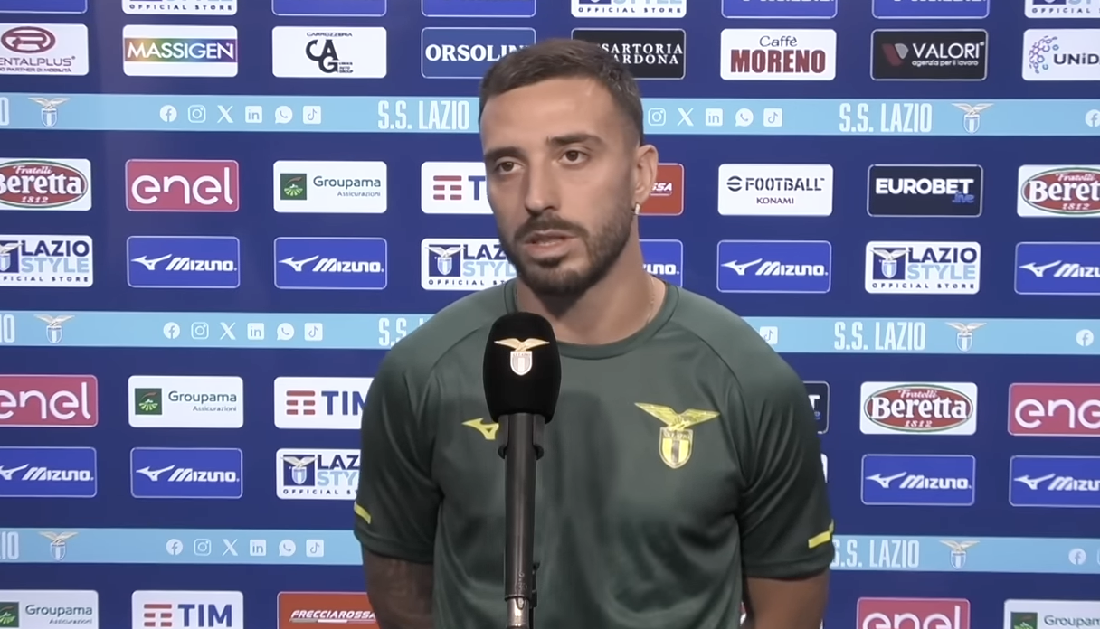 Mario Gila, difensore della Lazio nel mirino dell'Inter