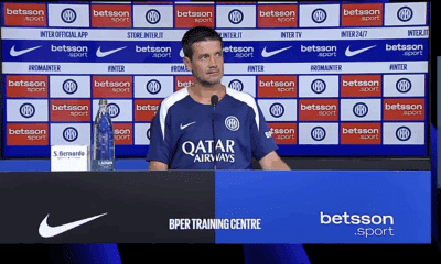 Cristian Chivu, allenatore dell'Inter in conferenza stampa pre Roma-Inter