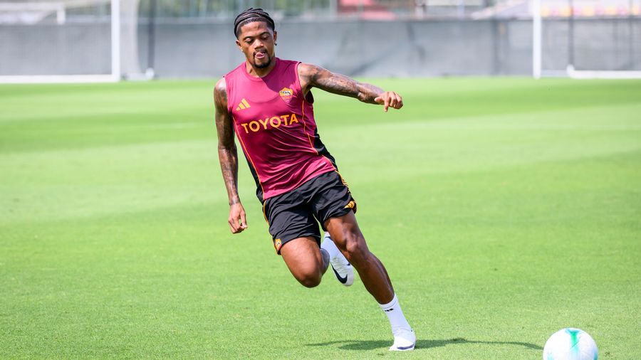 Leon Bailey, attaccante della Roma (foto AS ROMA)