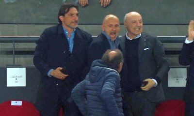 Marotta, Ausilio e Baccin (dirigenti Inter)