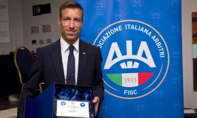 Davide Massa arbitrerà Roma-Inter (foto AIA)