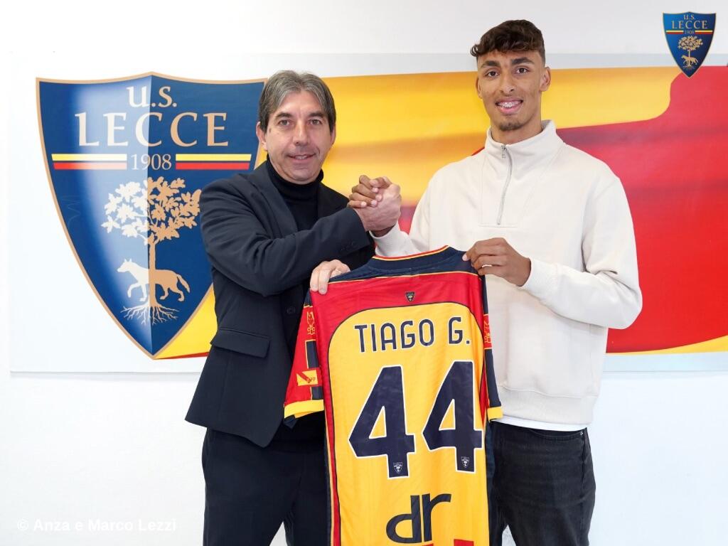 Tiago Gabriel, difensore classe 2004 del Lecce che piace al'Inter (foto Lecce)