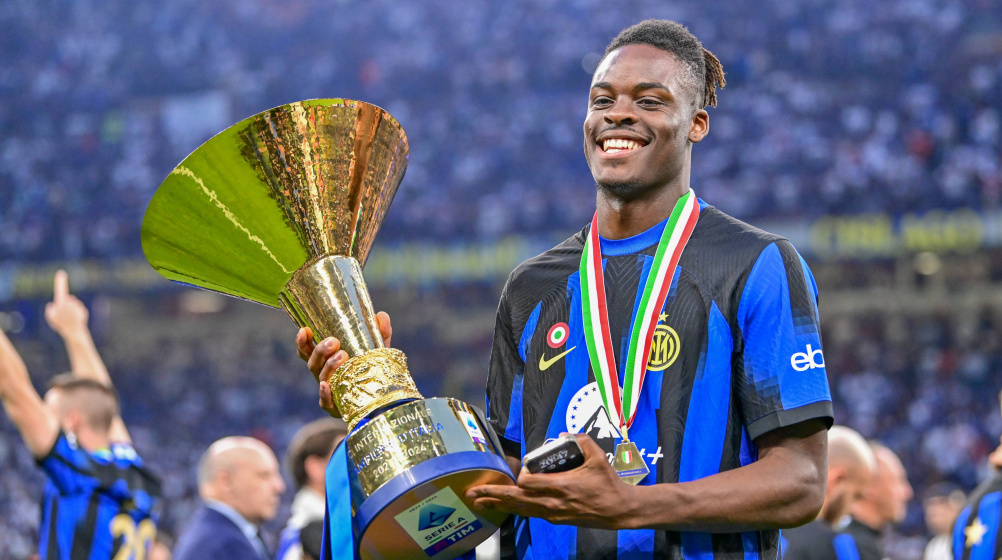Yann Aurel Bisseck, difensore tedesco dell'Inter