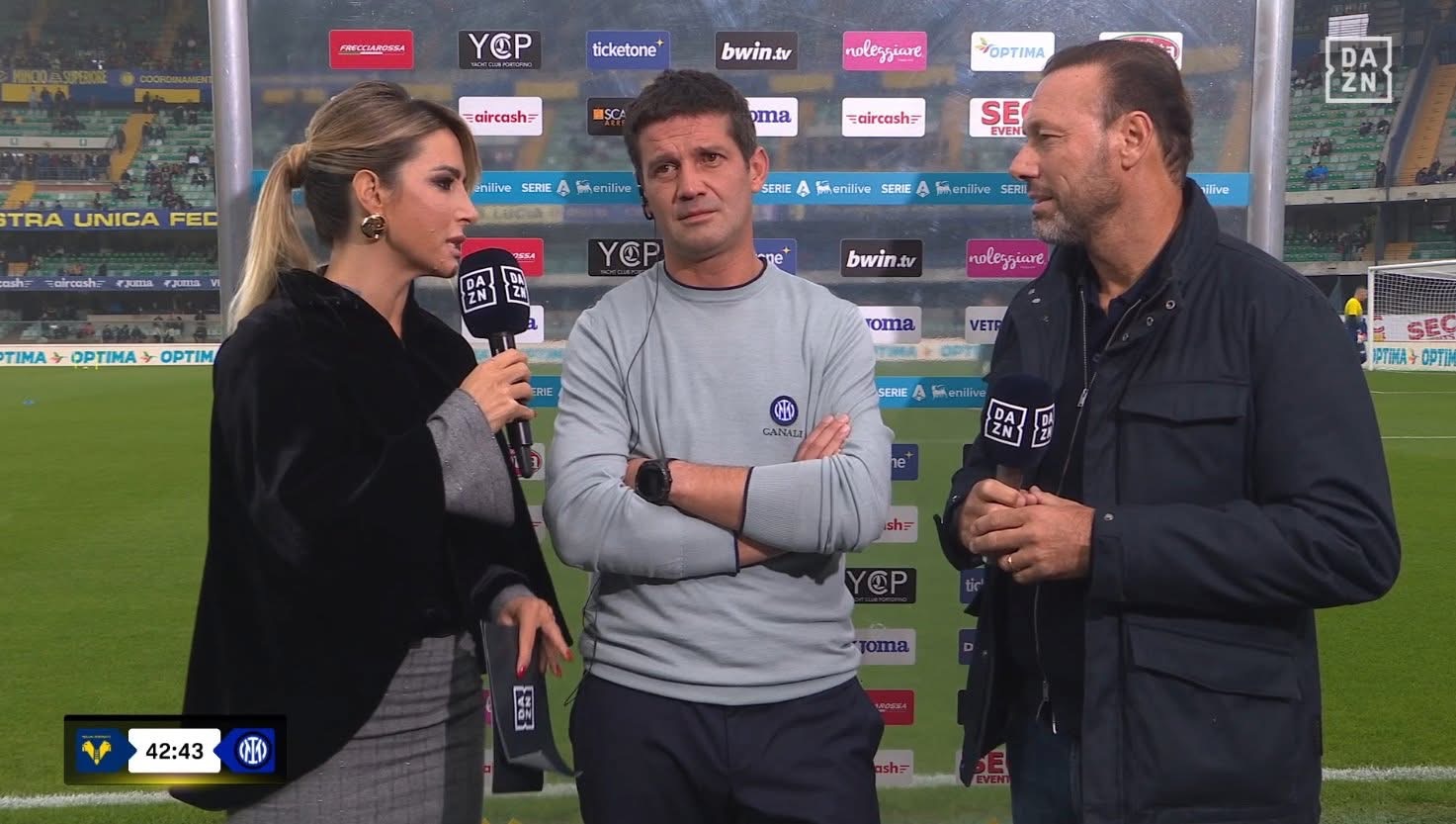 Chivu a DAZN prima di Hellas Verona-Inter