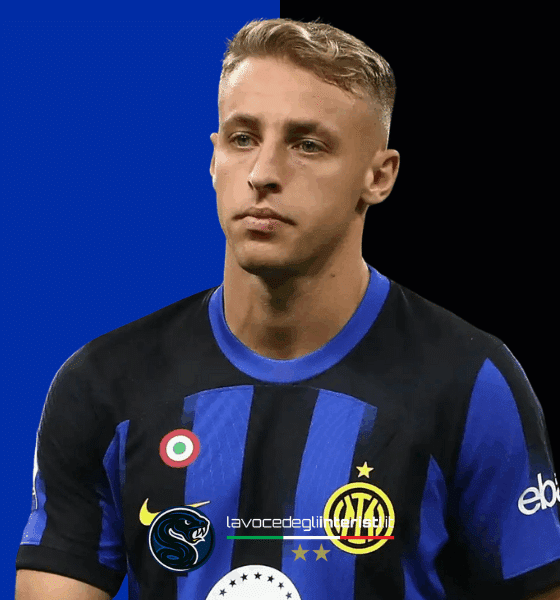 Davide Frattesi, centrocampista Inter che piace al Napoli e alla Juventus