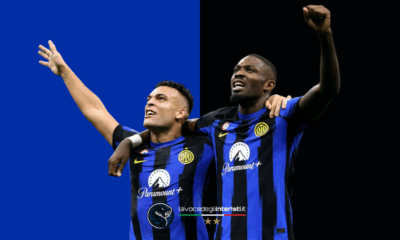 Thuram e Lautaro, attaccanti dell'Inter