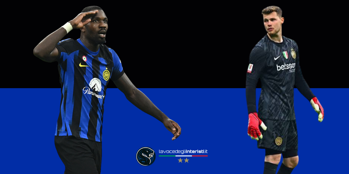 Thuram e Martinez, giocatori dell'Inter