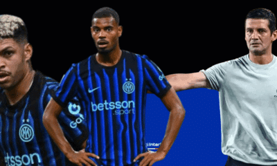 Luis Henrique e Diouf, giocatori dell'Inter