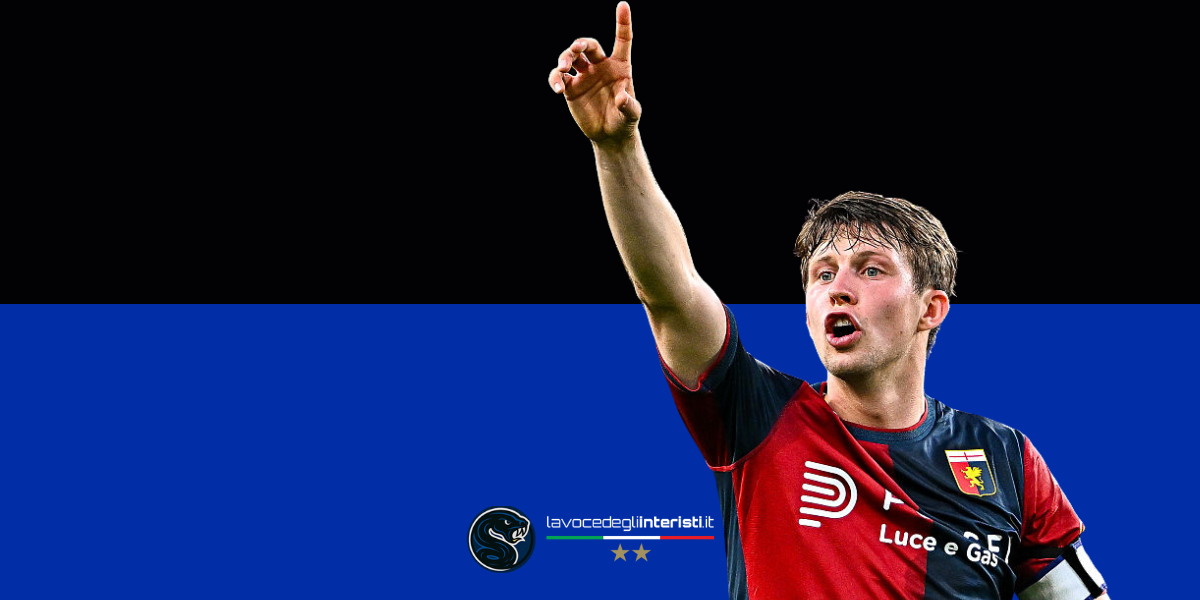 Morten Frendrup, centrocampista danese del Genoa che piace all'Inter