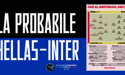 Hellas Verona-Inter, la probabile formazione