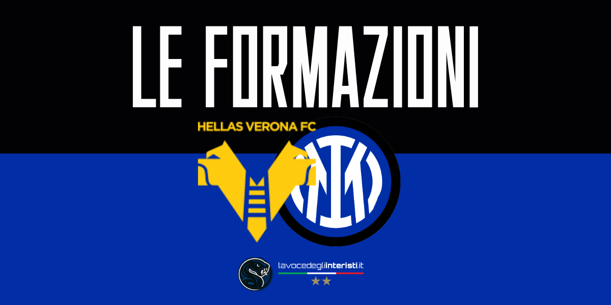 Hellas Verona-Inter, le formazioni