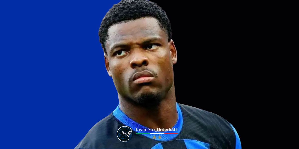 Denzel Dumfries, difensore olandese dell'Inter