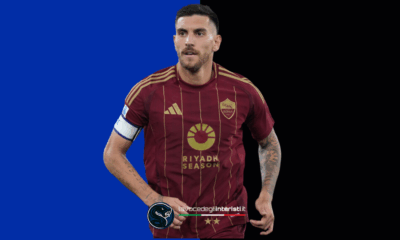Lorenzo Pellegrini, centrocampista della Roma seguito dall'Inter