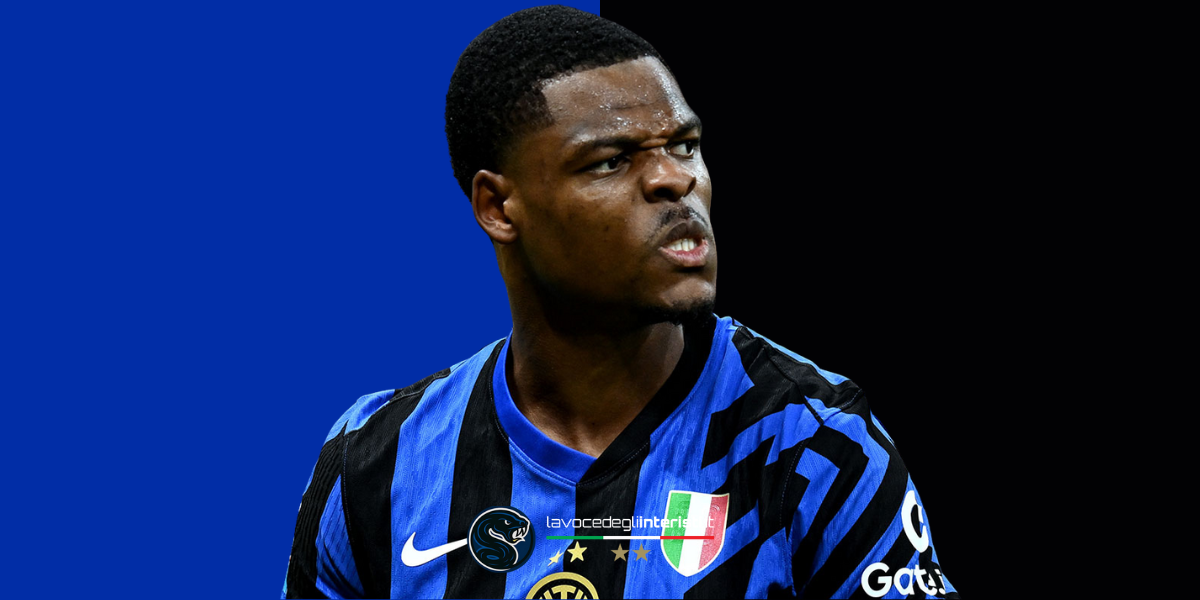 Denzel Dumfries, difensore olandese dell'Inter