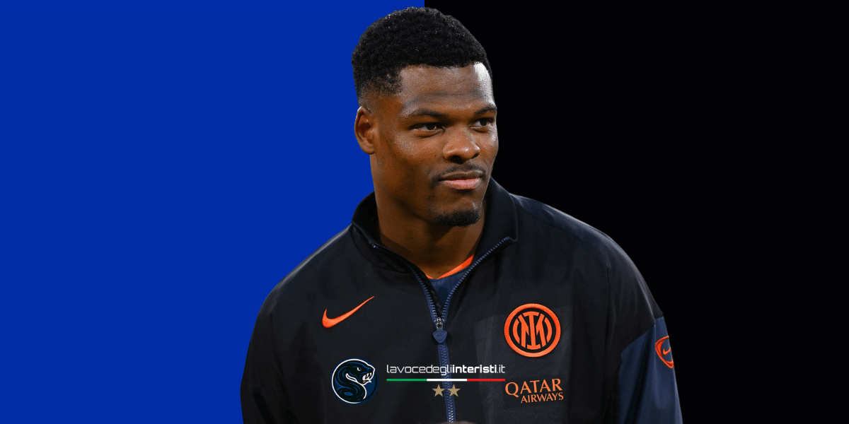 Denzel Dumfries, difensore olandese dell'Inter