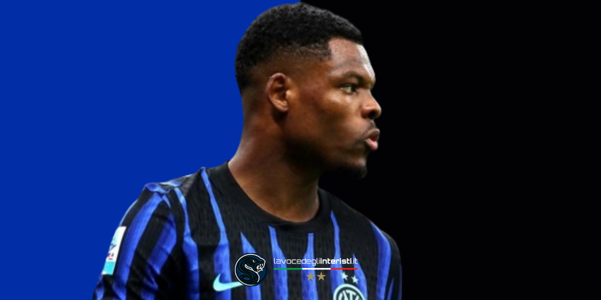 Denzel Dumfries, difensore olandese dell'Inter