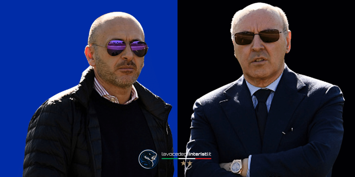 Piero Auslio e Beppe Marotta, dirigenti Inter