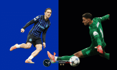 Piotr Zielinski in gol contro l'Atletico Madrid