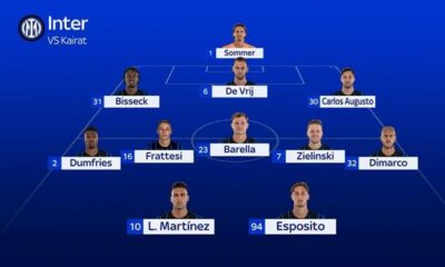 Inter-Kairat, la probabile formazione