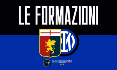 Genoa-Inter, le formazioni ufficiali