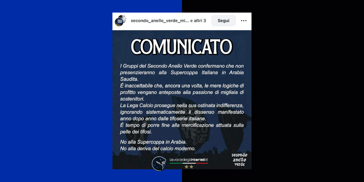 La Curva Nord dell'Inter