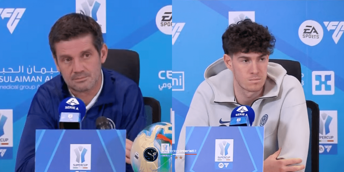 Cristian Chivu e Alessandro Bastoni, Inter