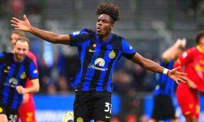 Yann Aurel Bisseck, difensore tedesco dell'Inter