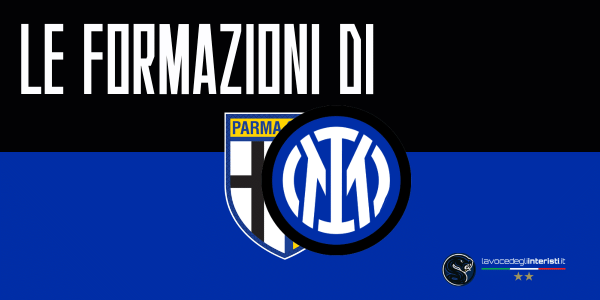 Parma-Inter, le formazioni
