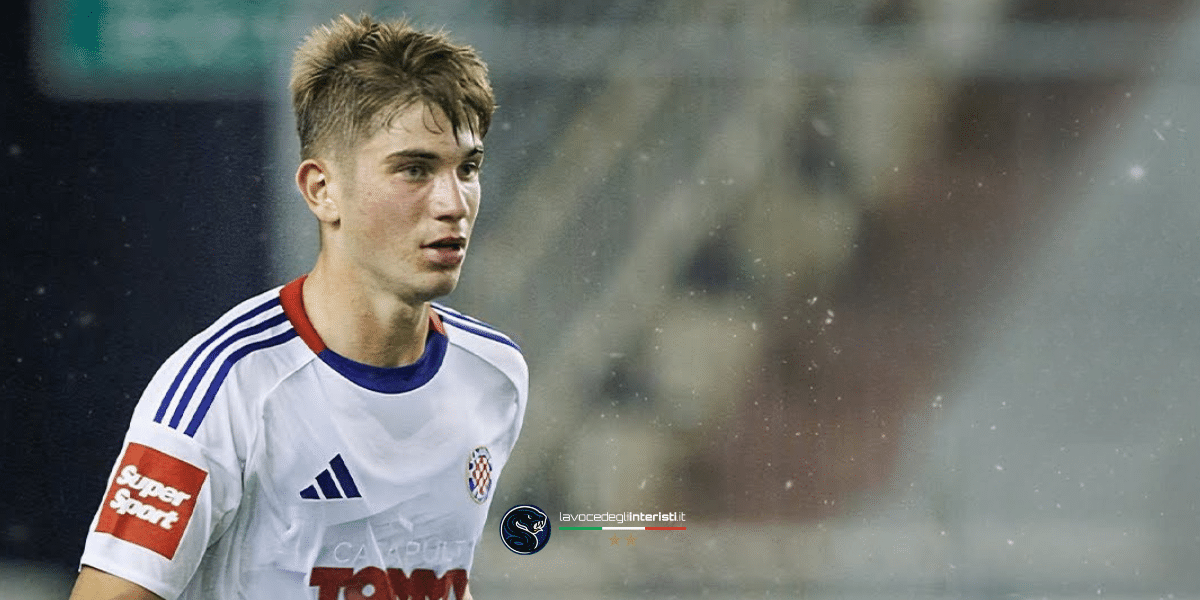 Branimir Mlacic, difensore dell'Hajduk Spalato che piace all'Inter