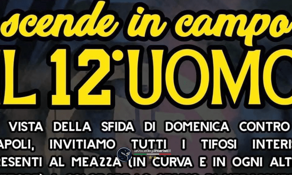 Inter-Napoli, l'invito della Curva Nord