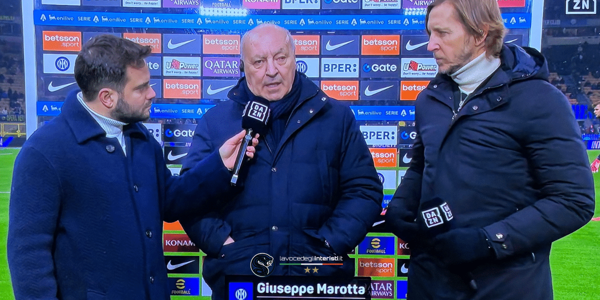 Beppe Marotta prima di Inter-Bologna