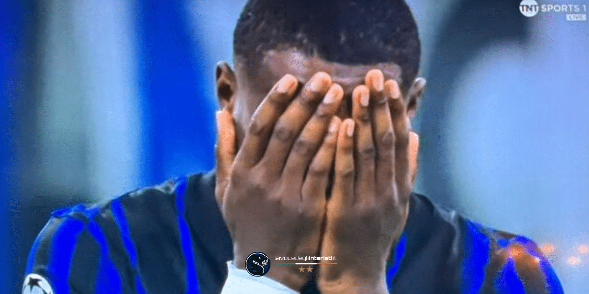 Marcus Thuram si dispera in Inter-Bodo