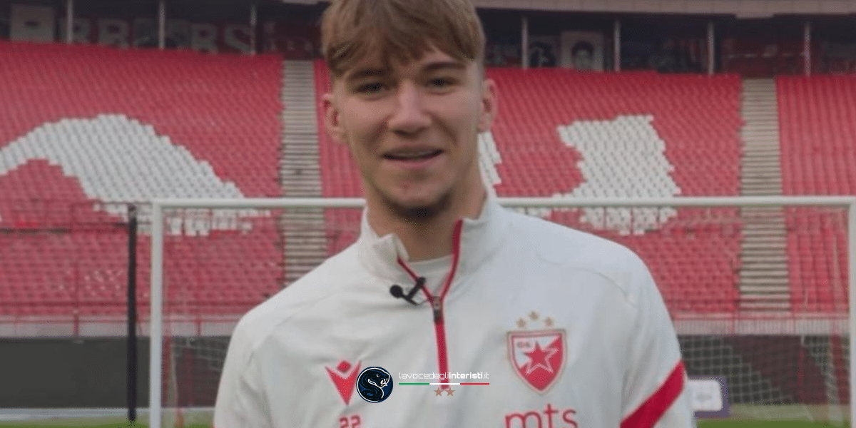 Vasilije Kostov, classe 2008 della Stella Rossa