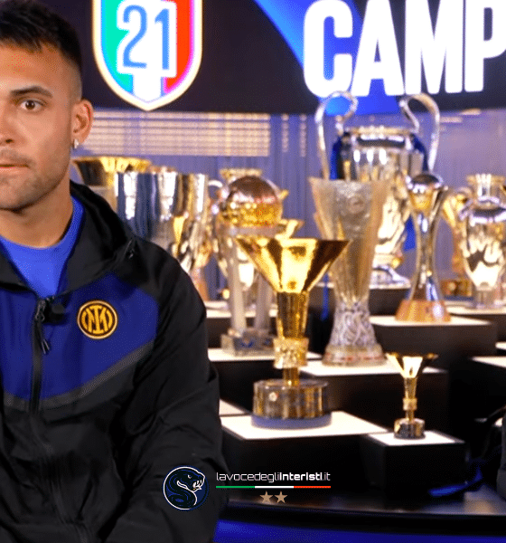 Il capitano dell'Inter Lautaro Martinez