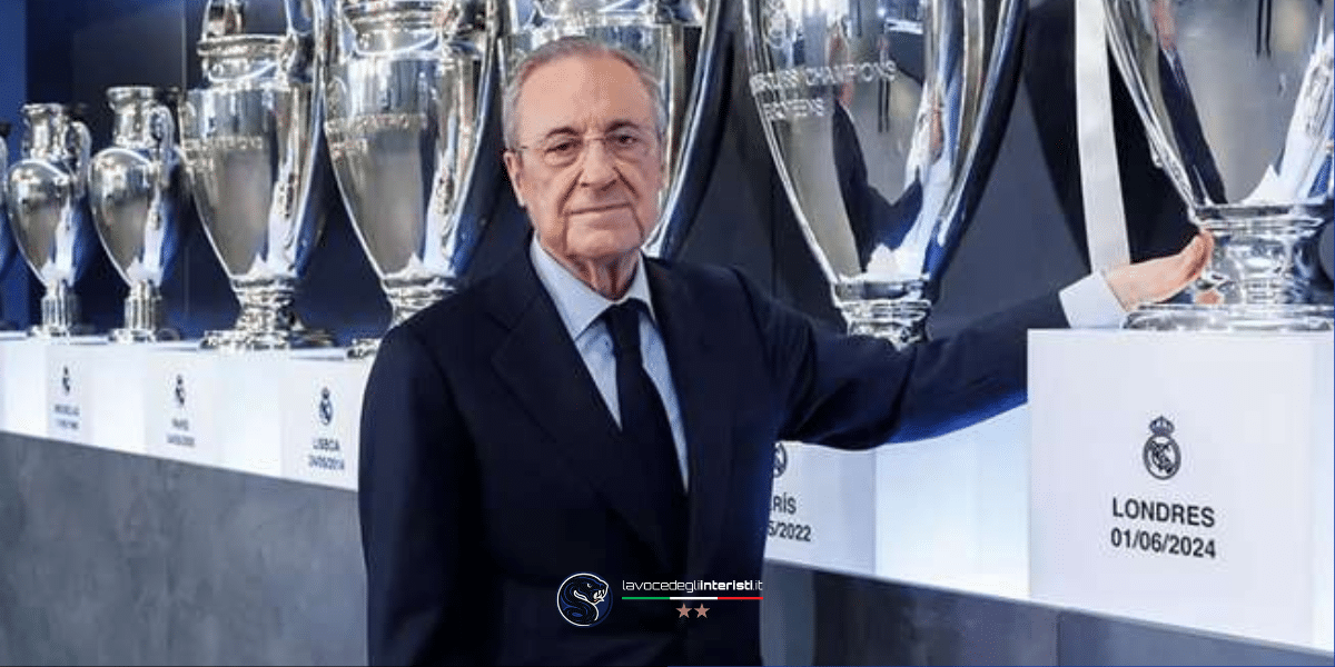 Florentino Perez, presidente Real Madrid su Dumfries
