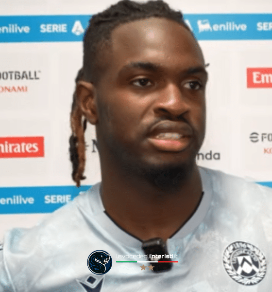 Oumar Solet, difensore dell'Udinese che piace all'Inter