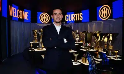 Curtis Jones, nuovo centrocampista dell'Inter (FOTO INTER)