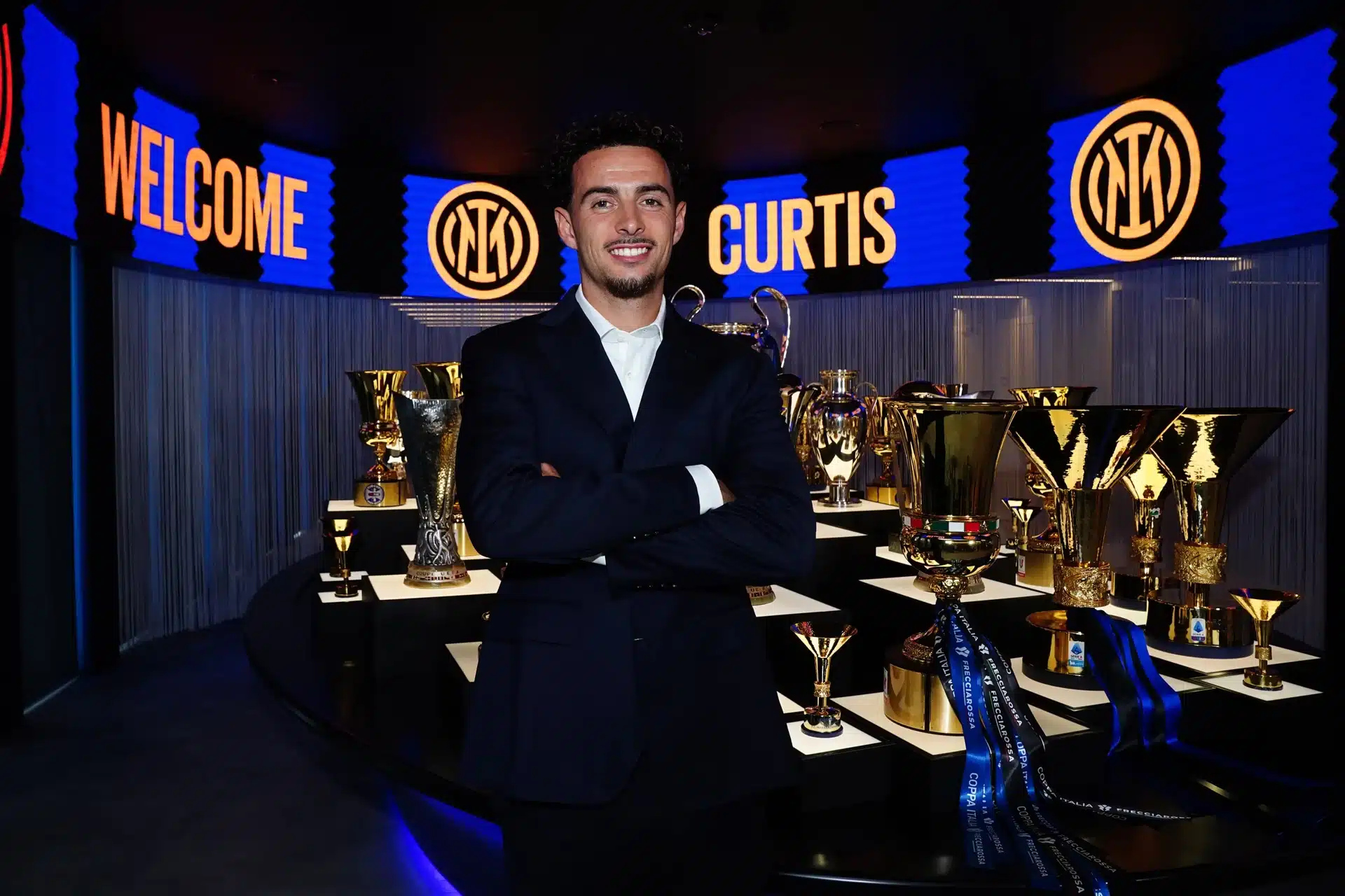 Curtis Jones, nuovo centrocampista dell'Inter (FOTO INTER)