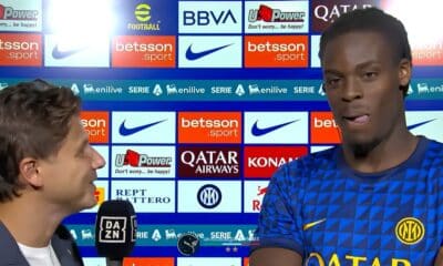 Yann Aurel Bisseck, difensore tedesco dell'Inter