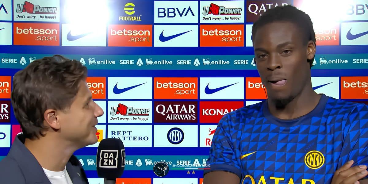 Yann Aurel Bisseck, difensore tedesco dell'Inter