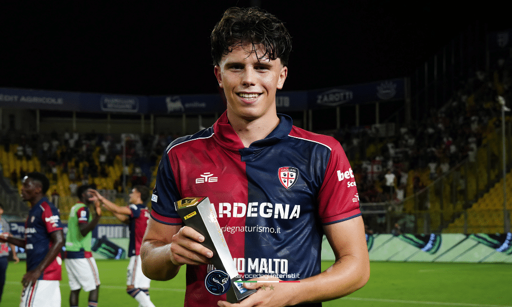 Alessandro Romano, centrocampista del Cagliari che piace all'Inter